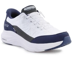 Skechers Slip-ins: Kontūrinis putplastis - Jaukus prigludimas 232619-WNV Balti/Tamsiai mėlyni