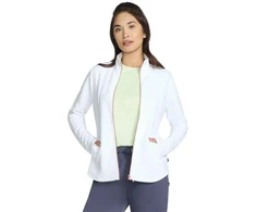 Skechers „The Hoodless Hoodie GoWalk Shine“ striukė, JA78-WHT, balta, L dydis