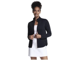 Skechers The Hoodless Hoodie GoWalk Shine Striukė JA78-BLK Juoda M