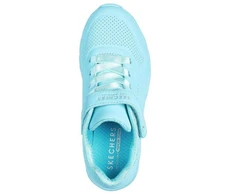 Skechers UNO LITE vaikiški sportbačiai laisvalaikio kedai mėlyni (310451L-TURQ)
