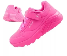 Skechers Uno Lite vaikiški sportiniai bateliai rožiniai patogūs