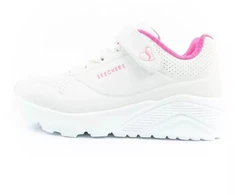 Skechers Uno Lite vaikiški sportiniai bateliai, balti, patogūs