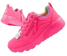 Skechers Uno Lite vaikiški sportiniai kedukai, rožiniai, patogūs.