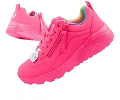 Skechers Uno Lite vaikiški sportiniai kedukai, rožiniai, patogūs.