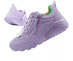 Skechers Uno Lite vaikiški sportiniai patogūs violetiniai bateliai