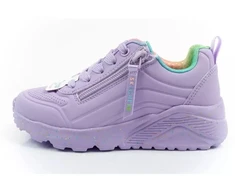 Skechers Uno Lite vaikiški sportiniai patogūs violetiniai bateliai