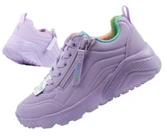 Skechers Uno Lite vaikiški sportiniai patogūs violetiniai bateliai