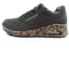 Skechers Uno-Loving Love moteriški sportiniai kedai, madingi juodi