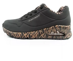 Skechers Uno-Loving Love moteriški sportiniai kedai, madingi juodi