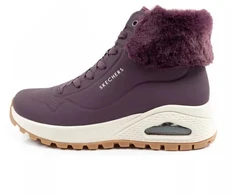 Skechers Uno Rugged moteriški izoliuoti žieminiai batai, violetiniai