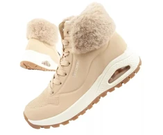 Skechers Uno Rugged moteriški pašiltinti žieminiai batai rudi