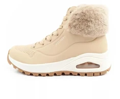 Skechers Uno Rugged moteriški pašiltinti žieminiai batai rudi