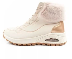Skechers Uno Rugged moteriški sportiniai aulinukai, pašiltinti, žieminiai, smėlio spalvos