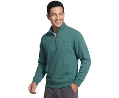 Skechers Weekend Easy 1/4 užtrauktuku segamas džemperis LT269-STOL žalias L