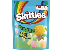Skittles Cloudz Crazy Sours 120g x 16 pcs (AUS)