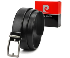 Juodas dirželis męski Pierre Cardin 3365 GG50 130 cm