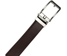 skóra ekologiczna Męski paski Pierre Cardin 3364 GG49 D.BROWN