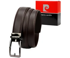 skóra ekologiczna Męski paski Pierre Cardin 3364 GG49 D.BROWN