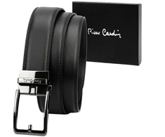 Juodas dirželis męski Pierre Cardin 3361 GG46 130 cm
