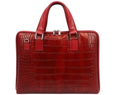 Skórzana aktówka damska Camilla PREMIUM 10.777 CROCO A4