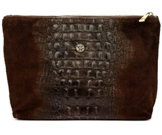 Skórzana kosmetyczka Gregorio COSMETICS-004 CROCO