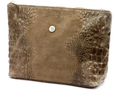 Skórzana kosmetyczka Gregorio COSMETICS-004 CROCO