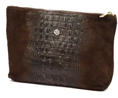 Skórzana kosmetyczka Gregorio COSMETICS-004 CROCO