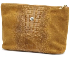 Skórzana kosmetyczka Gregorio COSMETICS-004 CROCO