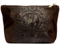 Skórzana kosmetyczka Gregorio COSMETICS-005 CROCO