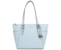 Skórzana shopperka Michael Kors 35F0SCFT3L – jasnoniebieska