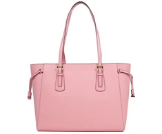 Skórzana shopperka Michael Kors 35R6GV6T7L – rožinė
