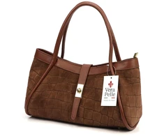 Odinė rankinė Camilla PREMIUM 10.014 CROCO su dirželiu