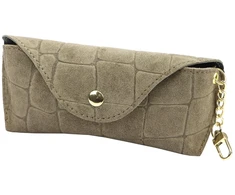 Skórzane etui na okulary CROCO Florence BRE-13