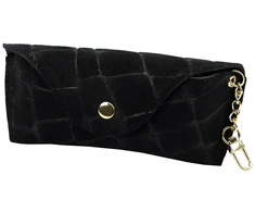 Skórzane etui na okulary CROCO Florence BRE-13