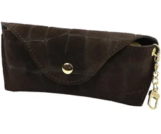 Skórzane etui na okulary CROCO Florence BRE-13