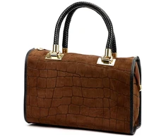 Odinis krepšys Camilla PREMIUM 10.019 CROCO su dirželiu
