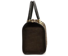 Skórzany kuferek Camilla PREMIUM 10.019 CROCO su paskiem