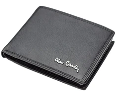 Vyriška odinė piniginė Pierre Cardin Tilak43 8806, juodos spalvos