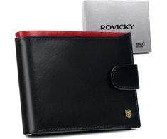 Rovicky Portfel Męski N992L-RVT Juodas+Raudona