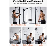 VEVOR Lat ir kėlimo skriemulių sistema, 2 vnt., 150 kg