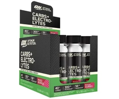 Skystas maisto papildas Optimum Nutrition Carbs + Electrolytes, 12 × 99 ml, miško uogų skonio