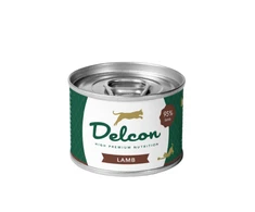 Delcon Šlapias kačių pašaras su ėriena, monoproteininis, 85 gr