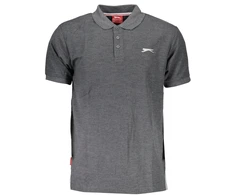 SLAZENGER KOSZULKA POLO Z KRÓTKIM RĘKAWEM MĘSKA Pilka
