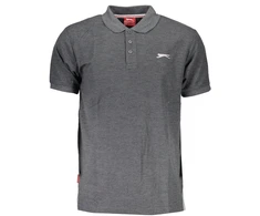 SLAZENGER KOSZULKA POLO Z KRÓTKIM RĘKAWEM MĘSKA Pilka