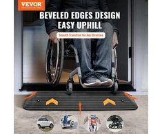 VEVOR Guminis slenksčio rampas 2.5 cm įvažiavimas