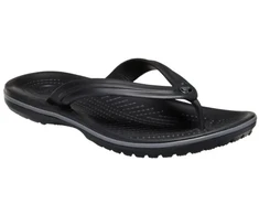 Šlepetės per pirštą Crocs Crocband Flip juodos 11033 0DD