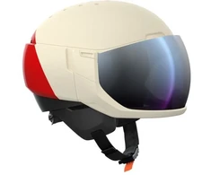 Slidinėjimo šalmas POC Levator MIPS, baltas ir raudonas