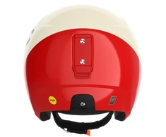 Slidinėjimo šalmas POC Skull Dura Comp Mips, baltas ir raudonas