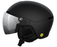 Slidinėjimo šalmas su skydeliu POC Obex Visor, juodas matinis