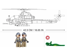 Sluban AH-1Z atakos sraigtasparnio konstruktorius, 482 det., 42,3 cm, 6+